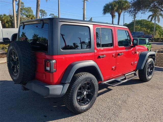 used 2020 Jeep Wrangler Unlimited car, priced at $24,841