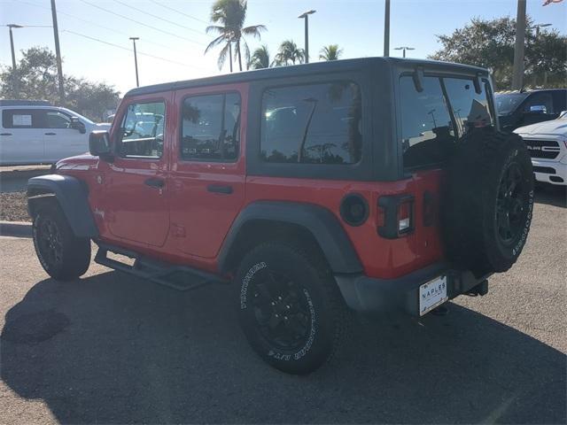 used 2020 Jeep Wrangler Unlimited car, priced at $24,841