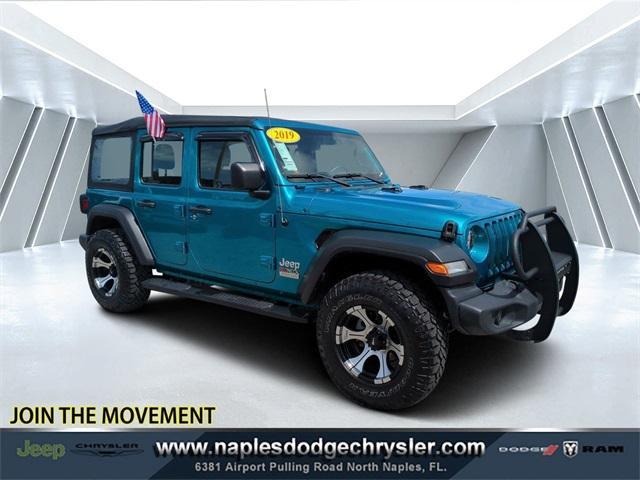 used 2019 Jeep Wrangler Unlimited car, priced at $26,473