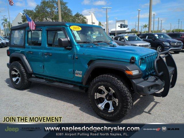 used 2019 Jeep Wrangler Unlimited car, priced at $26,973