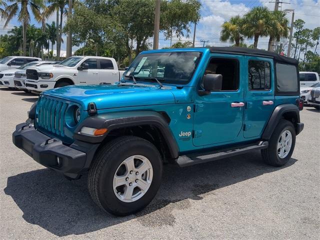 used 2020 Jeep Wrangler Unlimited car, priced at $21,499