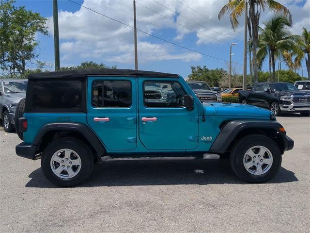 used 2020 Jeep Wrangler Unlimited car, priced at $21,499