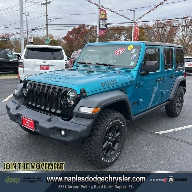 used 2020 Jeep Wrangler Unlimited car, priced at $29,791