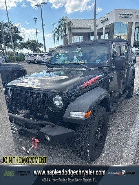 used 2021 Jeep Wrangler Unlimited car, priced at $25,292