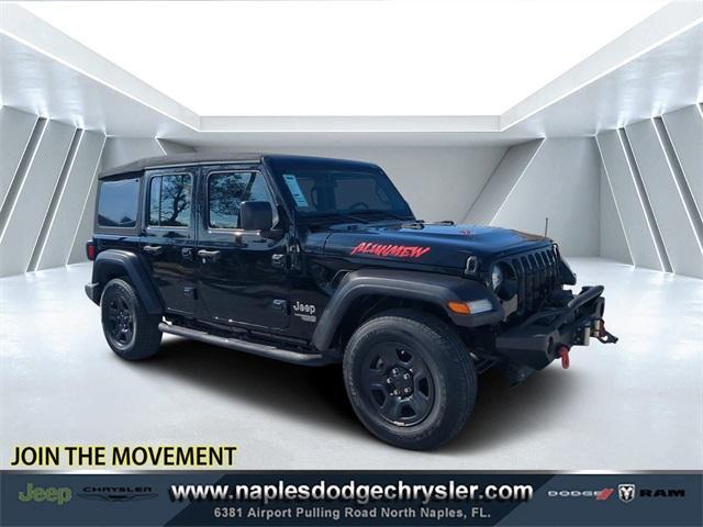 used 2021 Jeep Wrangler Unlimited car, priced at $23,494