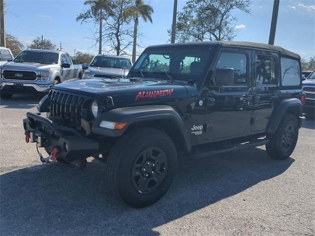 used 2021 Jeep Wrangler Unlimited car, priced at $23,494