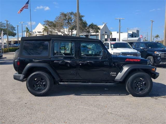 used 2021 Jeep Wrangler Unlimited car, priced at $23,494