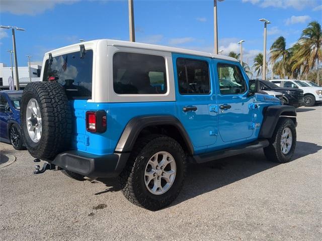 used 2021 Jeep Wrangler Unlimited car, priced at $31,492