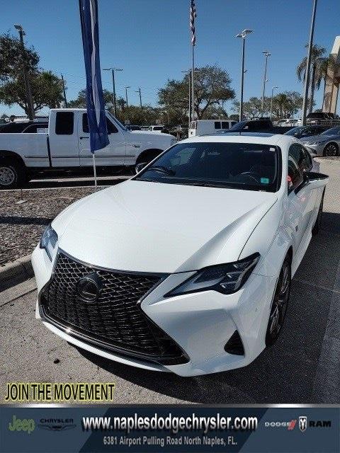 used 2020 Lexus RC 350 car, priced at $39,691