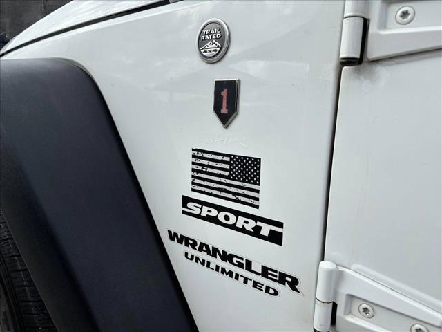 used 2016 Jeep Wrangler Unlimited car, priced at $20,999