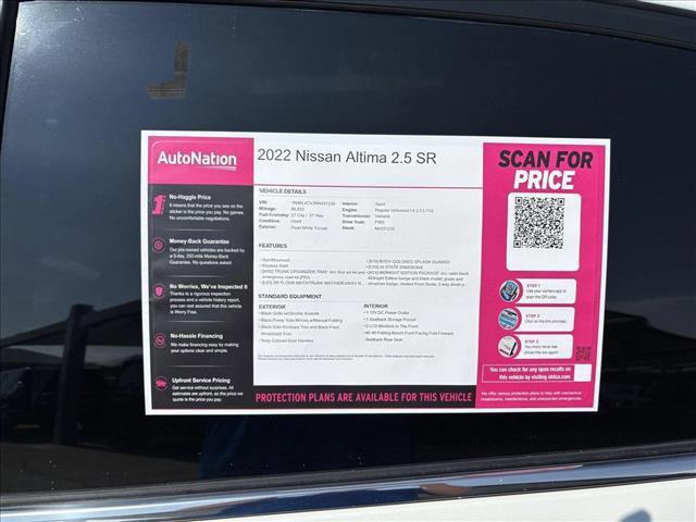 used 2022 Nissan Altima car, priced at $18,748