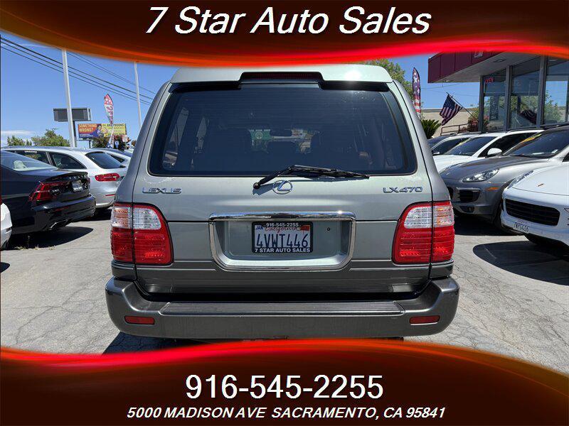 used 2002 Lexus LX 470 car, priced at $7,495