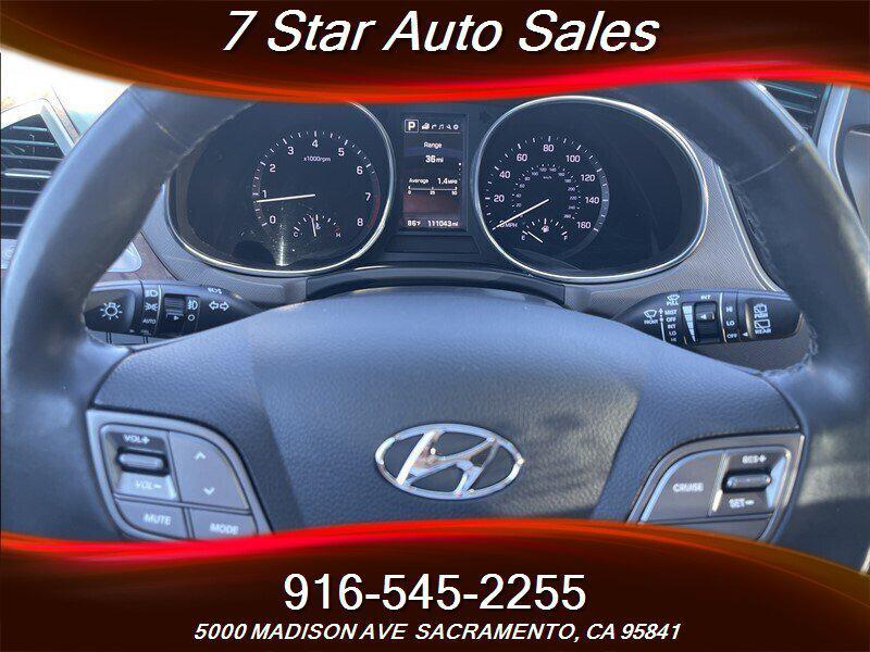 used 2017 Hyundai Santa Fe car, priced at $13,450