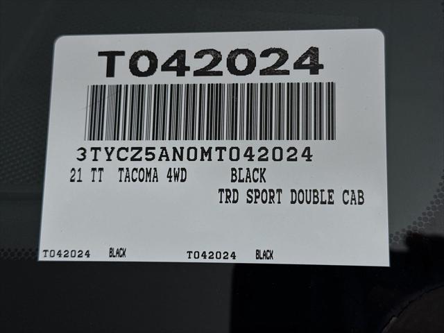 used 2021 Toyota Tacoma car, priced at $40,000