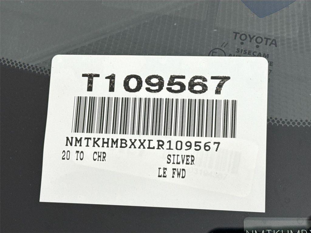 used 2020 Toyota C-HR car, priced at $20,000