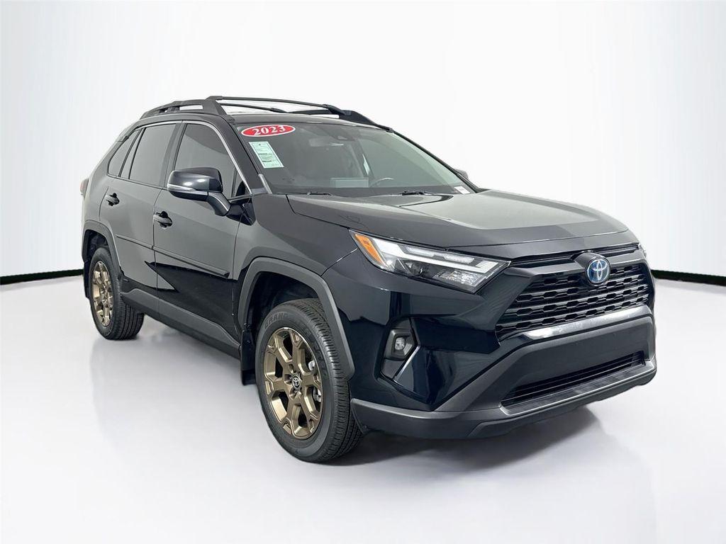used 2023 Toyota RAV4 Hybrid car, priced at $33,000