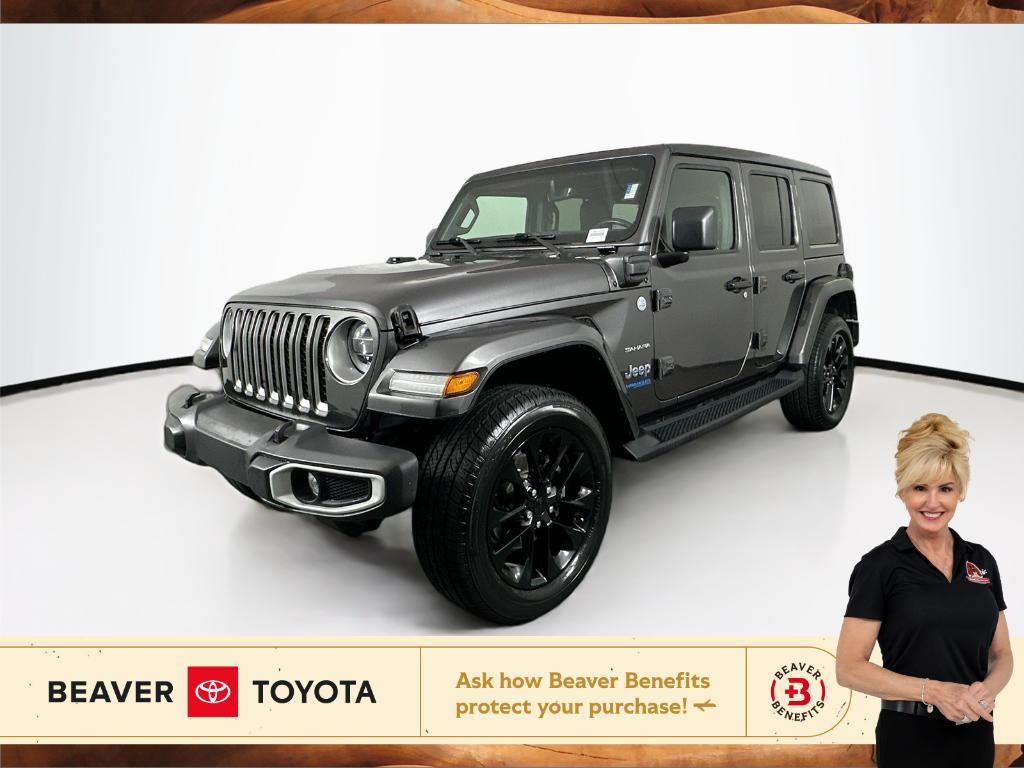 used 2021 Jeep Wrangler Unlimited 4xe car, priced at $32,000