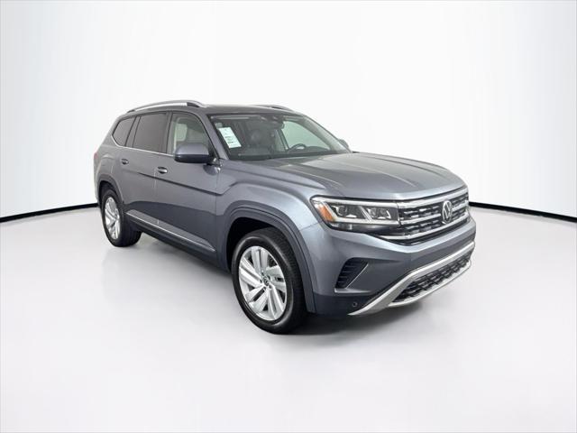 used 2021 Volkswagen Atlas car, priced at $30,000