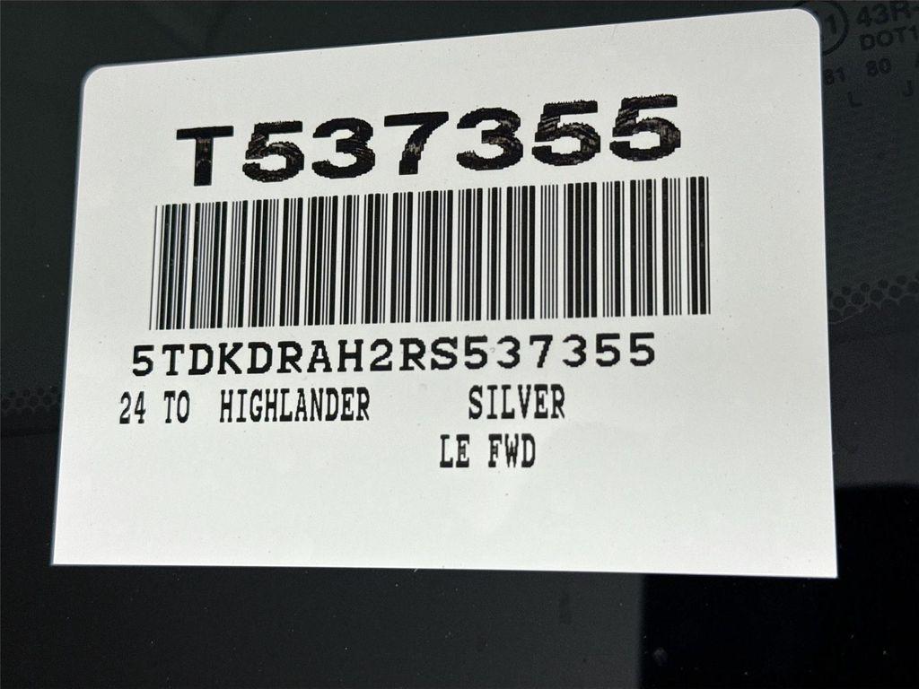 used 2024 Toyota Highlander car, priced at $40,000