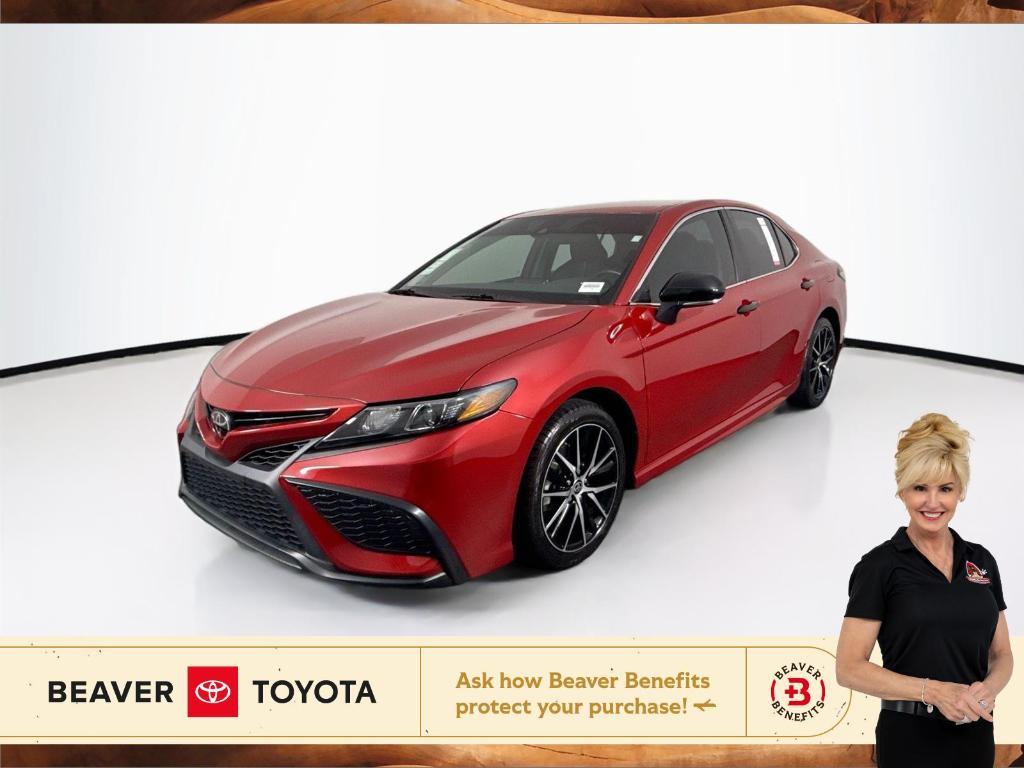 used 2022 Toyota Camry car, priced at $27,500