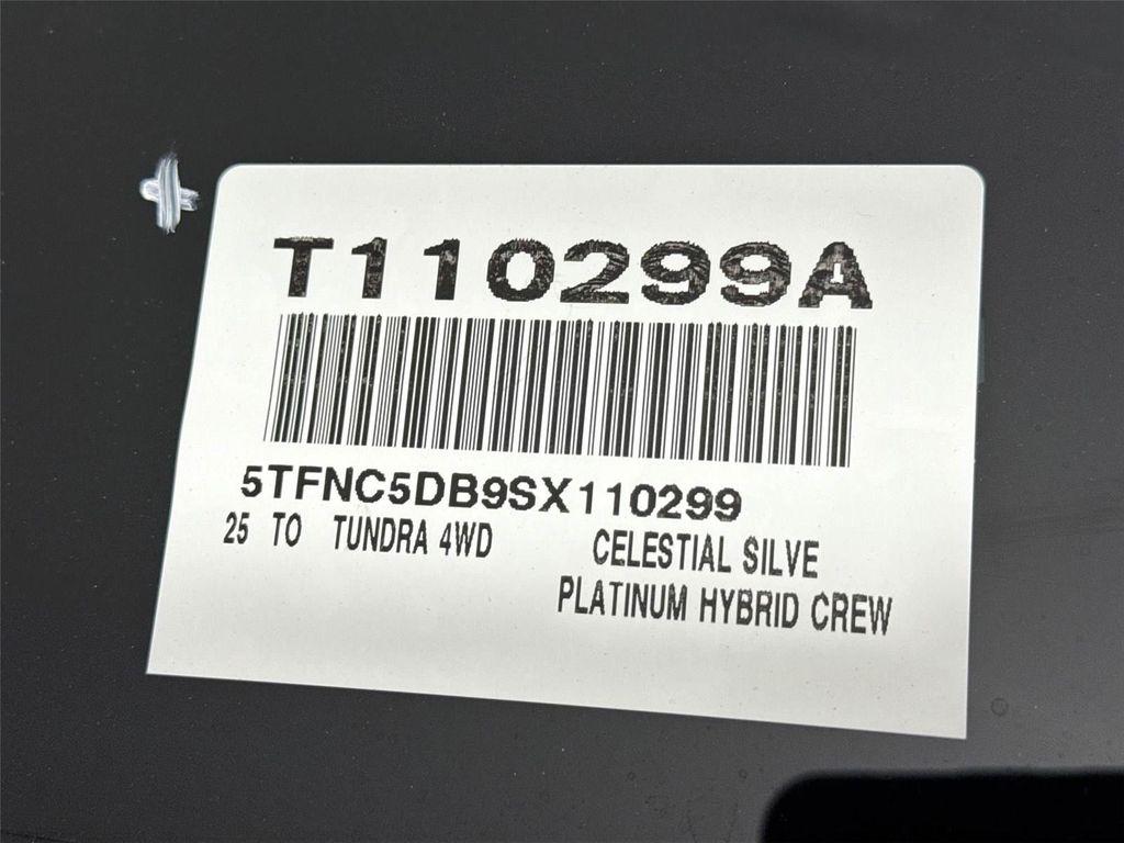 used 2025 Toyota Tundra Hybrid car, priced at $75,000