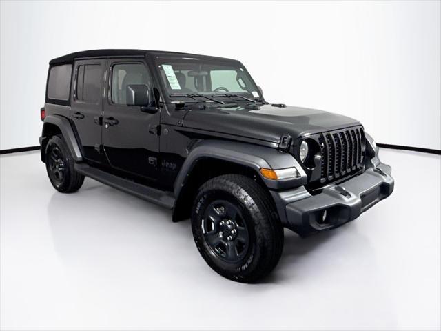 used 2024 Jeep Wrangler car, priced at $37,000
