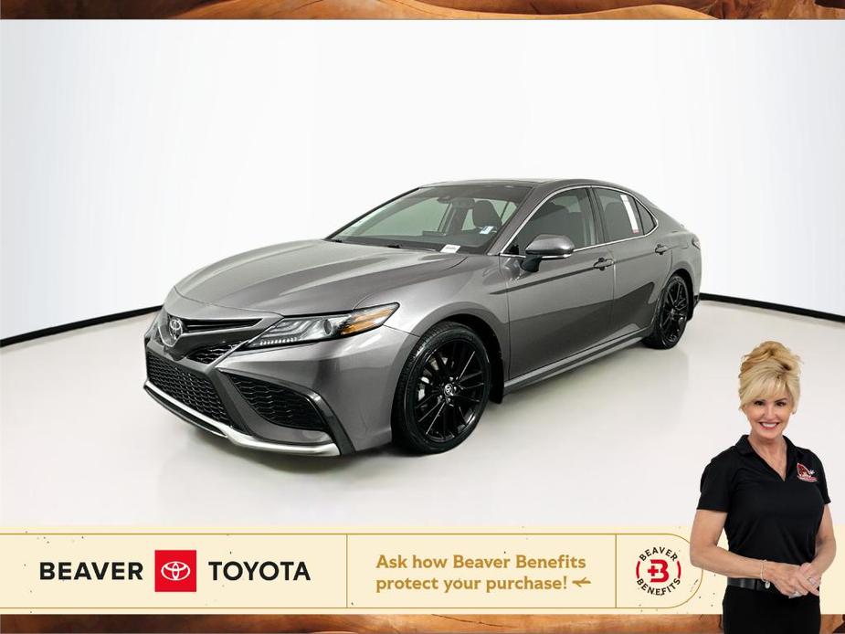 used 2021 Toyota Camry car, priced at $27,500