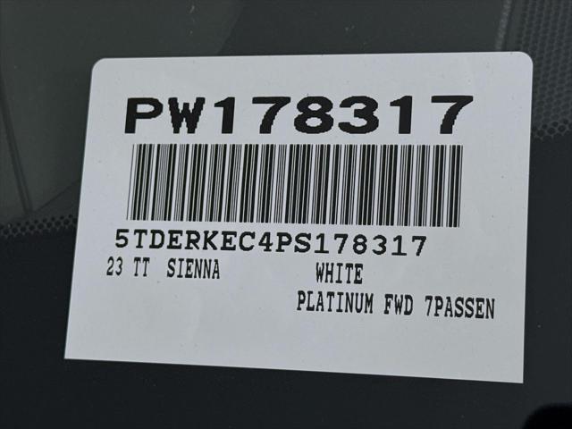 used 2023 Toyota Sienna car, priced at $53,000
