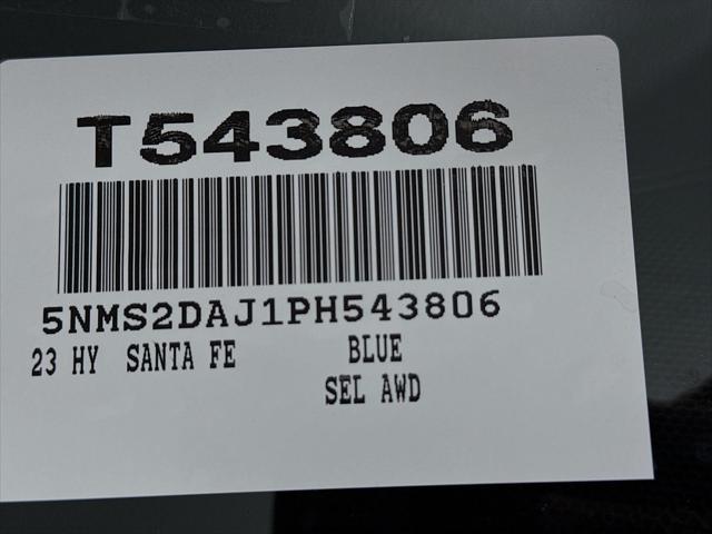 used 2023 Hyundai Santa Fe car, priced at $22,500