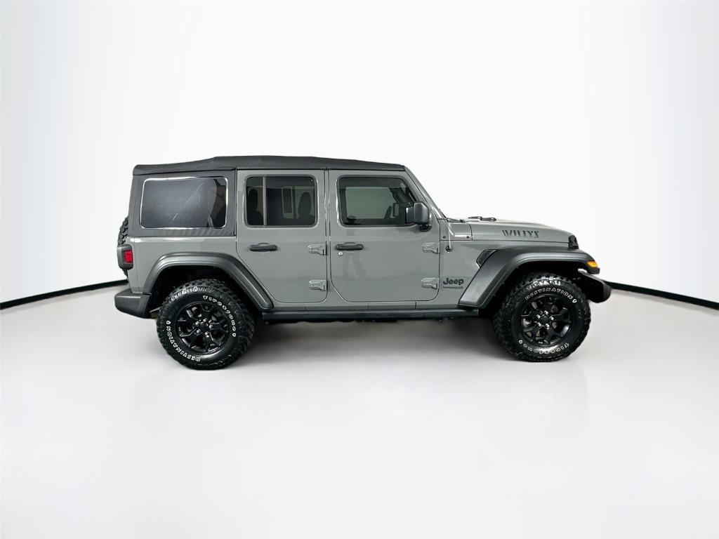 used 2021 Jeep Wrangler Unlimited car, priced at $28,000