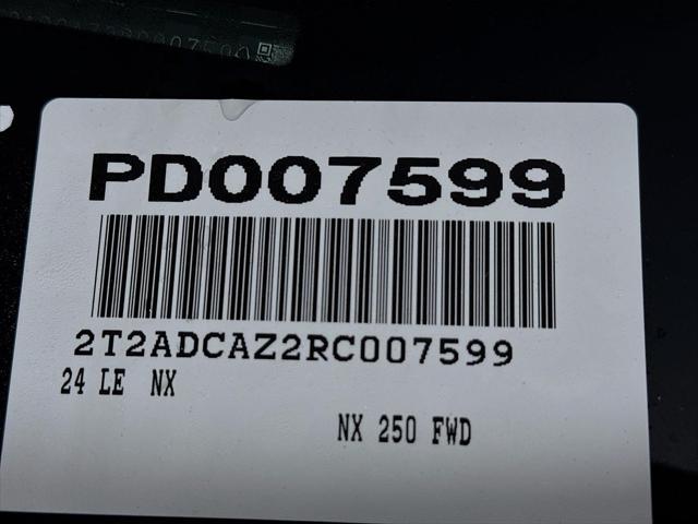 used 2024 Lexus NX 250 car, priced at $42,000