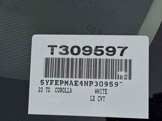 used 2022 Toyota Corolla car, priced at $22,000