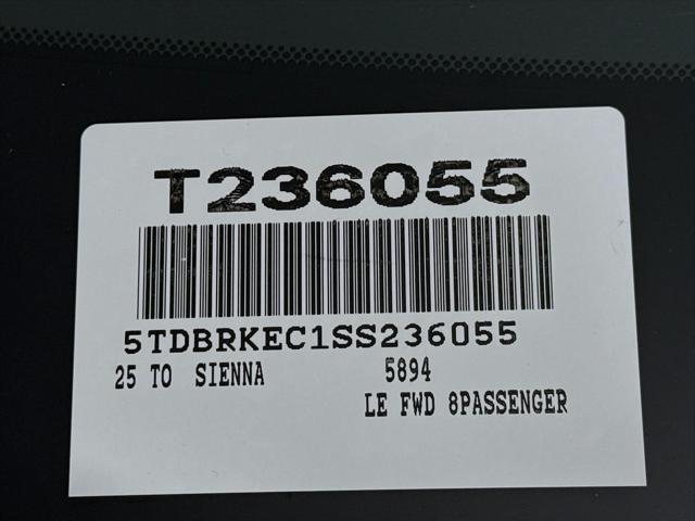 used 2025 Toyota Sienna car, priced at $48,000