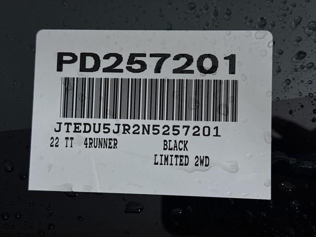 used 2022 Toyota 4Runner car, priced at $52,000
