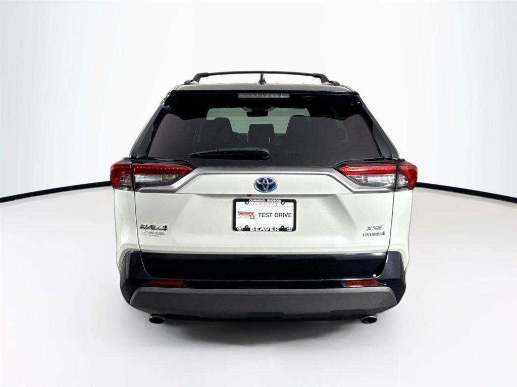 used 2021 Toyota RAV4 Hybrid car, priced at $35,000