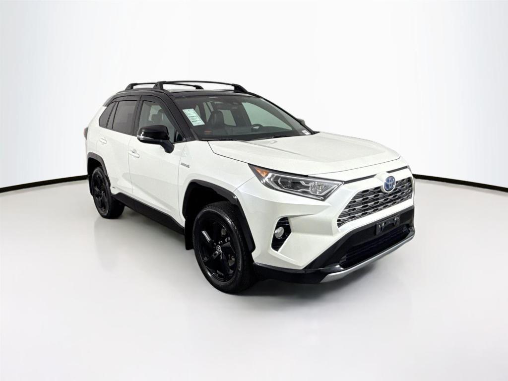 used 2021 Toyota RAV4 Hybrid car, priced at $35,000