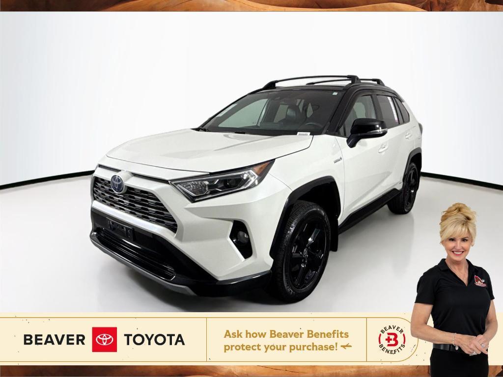 used 2021 Toyota RAV4 Hybrid car, priced at $35,000