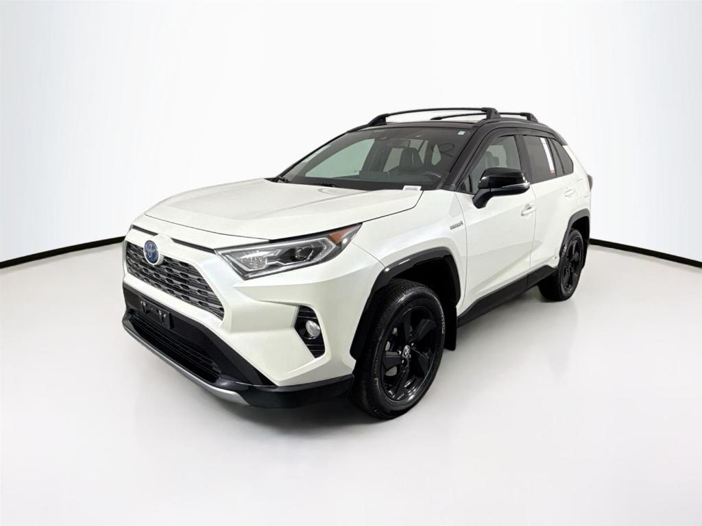 used 2021 Toyota RAV4 Hybrid car, priced at $35,000