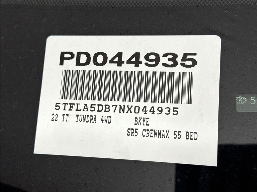 used 2022 Toyota Tundra car, priced at $48,500