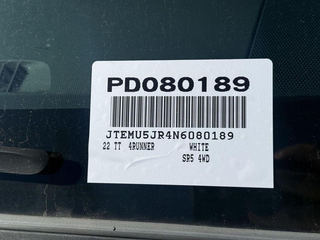 used 2022 Toyota 4Runner car, priced at $40,000