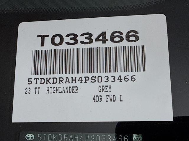 used 2023 Toyota Highlander car, priced at $45,000