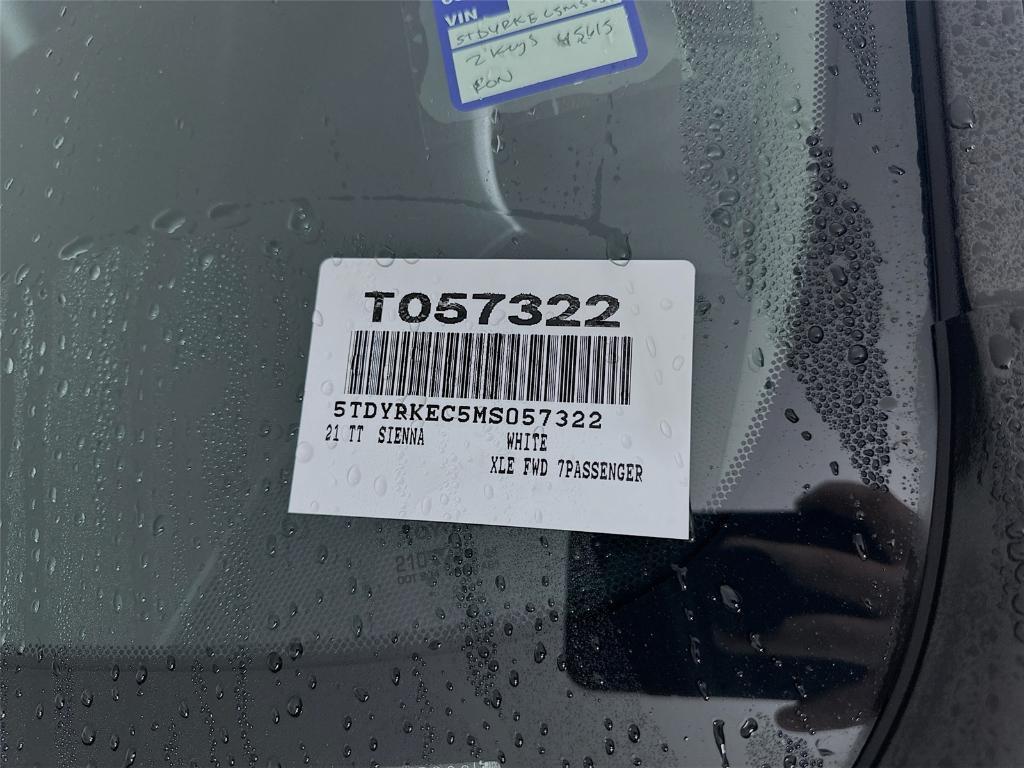 used 2021 Toyota Sienna car, priced at $42,000