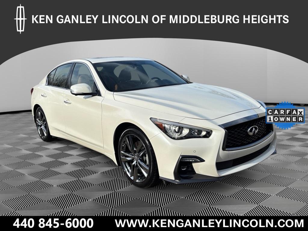 used 2021 INFINITI Q50 car, priced at $29,787