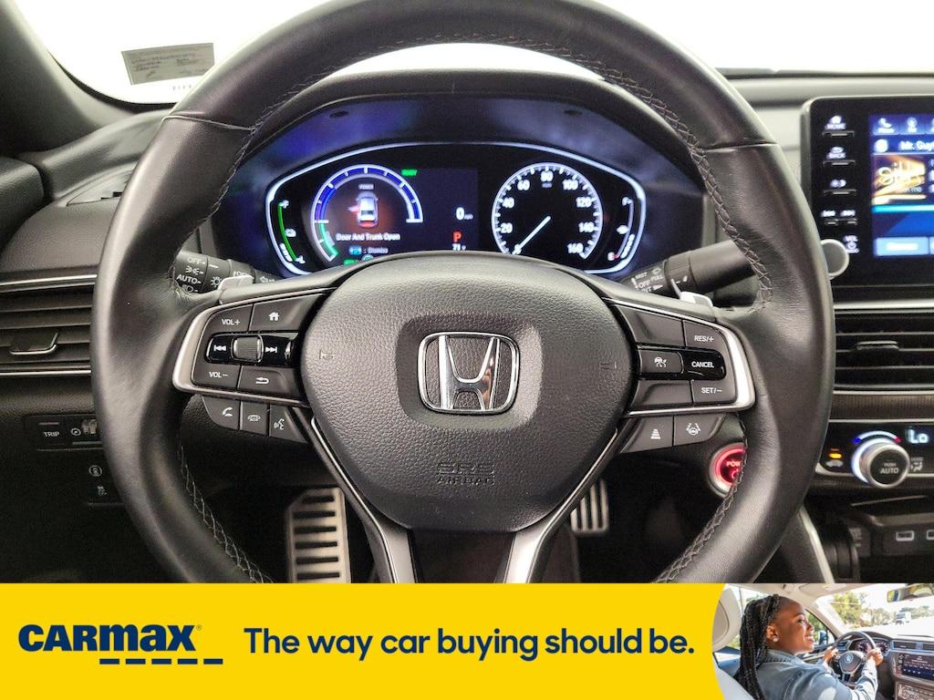 used 2022 Honda Accord Hybrid car, priced at $27,998