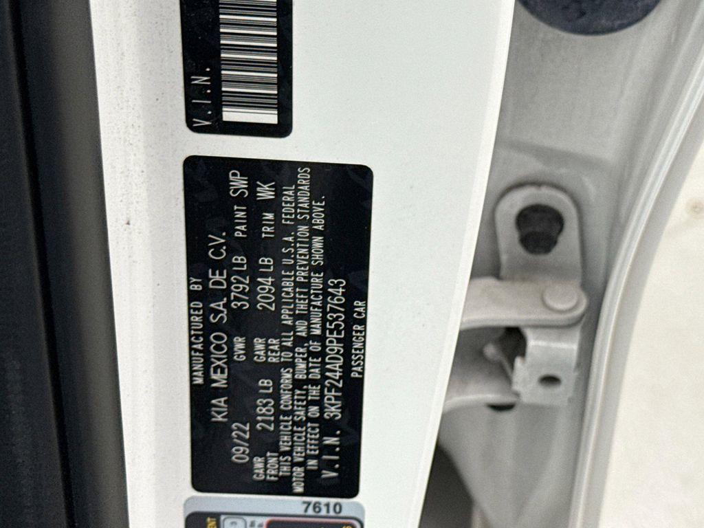 used 2023 Kia Forte car, priced at $19,199