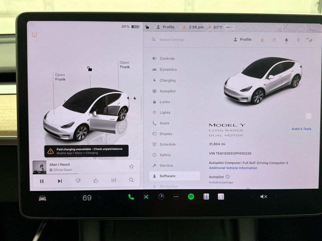 used 2023 Tesla Model Y car, priced at $30,198