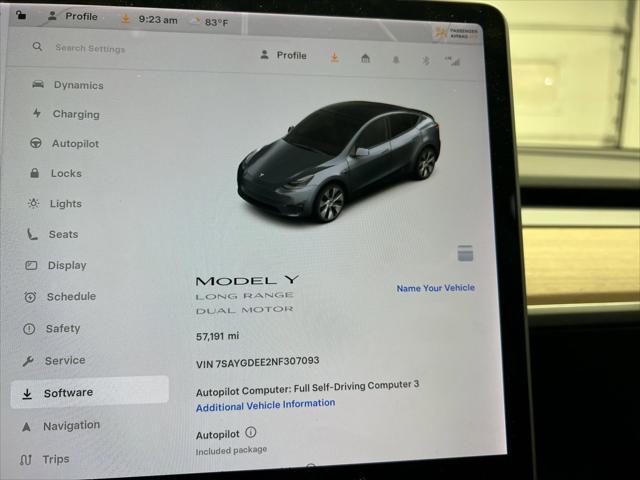 used 2022 Tesla Model Y car, priced at $27,249