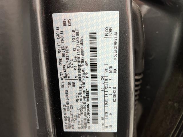 used 2022 Ford Escape car, priced at $23,800