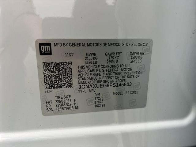 used 2023 Chevrolet Equinox car, priced at $23,400