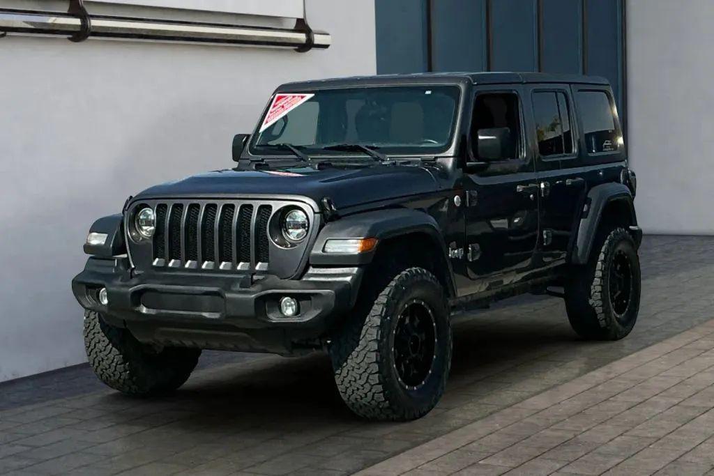 used 2018 Jeep Wrangler Unlimited car, priced at $23,484